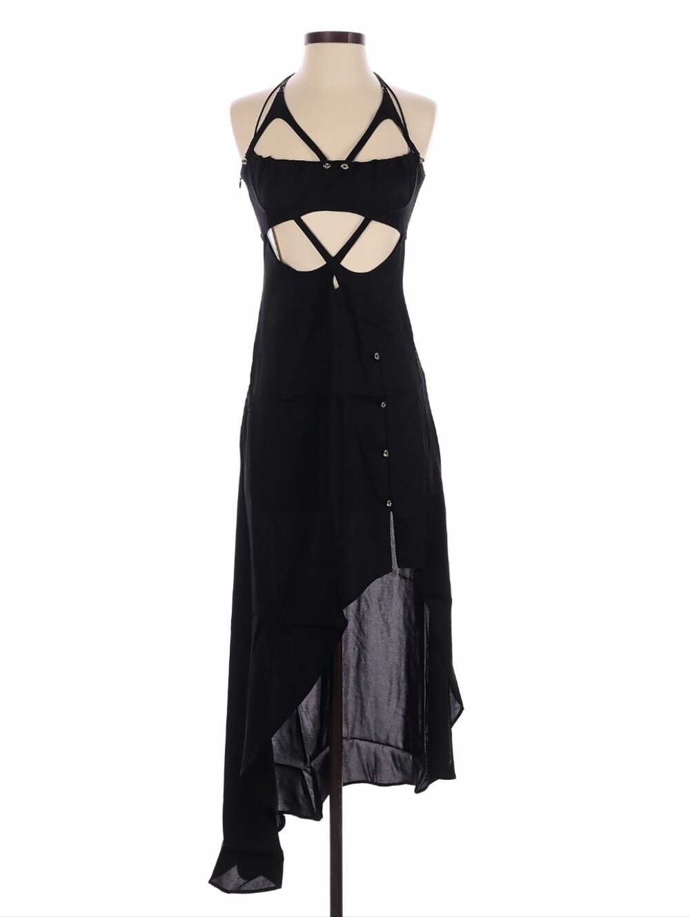 NWT HAN‎ WEN Silk Cut Our Corset Dress. Small